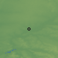 Shaded relief of the 52 km around Saint-Paul-lès-Dax, drawn from the GMTED2010 grid