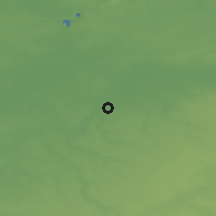 Shaded relief of the 49 km around Saint-Saulve, drawn from the GMTED2010 grid