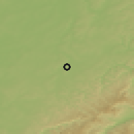 Shaded relief of the 50 km around Sarrebourg, drawn from the GMTED2010 grid