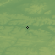 Shaded relief of the 50 km around Soissons, drawn from the GMTED2010 grid