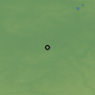 Shaded relief of the 49 km around Somain, drawn from the GMTED2010 grid