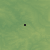 Shaded relief of the 51 km around Soyaux, drawn from the GMTED2010 grid