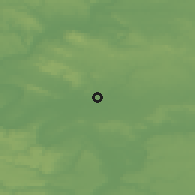 Shaded relief of the 50 km around Stains, drawn from the GMTED2010 grid