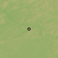 Shaded relief of the 50 km around Stiring-Wendel, drawn from the GMTED2010 grid