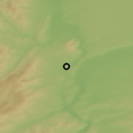 Shaded relief of the 51 km around Tassin-la-Demi-Lune, drawn from the GMTED2010 grid
