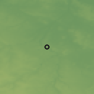 Shaded relief of the 51 km around Thouars, drawn from the GMTED2010 grid