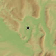 Shaded relief of the 51 km around Belley, drawn from the GMTED2010 grid