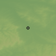 Shaded relief of the 50 km around Troyes, drawn from the GMTED2010 grid