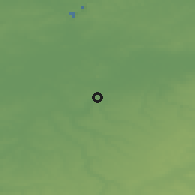 Shaded relief of the 49 km around Valenciennes, drawn from the GMTED2010 grid