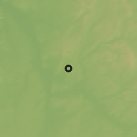 Shaded relief of the 51 km around Varennes-Vauzelles, drawn from the GMTED2010 grid
