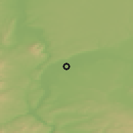 Shaded relief of the 51 km around Vaulx-en-Velin, drawn from the GMTED2010 grid