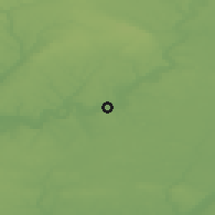 Shaded relief of the 50 km around Vendôme, drawn from the GMTED2010 grid
