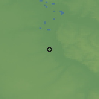 Shaded relief of the 52 km around Villenave-d'Ornon, drawn from the GMTED2010 grid