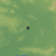 Shaded relief of the 52 km around Villeneuve-lès-Avignon, drawn from the GMTED2010 grid