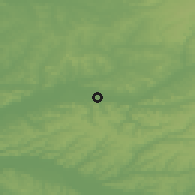 Shaded relief of the 52 km around Villeneuve-sur-Lot, drawn from the GMTED2010 grid