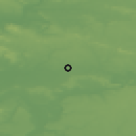 Shaded relief of the 50 km around Villepinte, drawn from the GMTED2010 grid