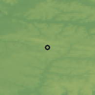 Shaded relief of the 50 km around Villers-Cotterêts, drawn from the GMTED2010 grid