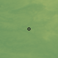 Shaded relief of the 50 km around Vitré, drawn from the GMTED2010 grid