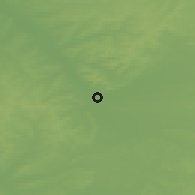 Shaded relief of the 50 km around Vitry-le-François, drawn from the GMTED2010 grid