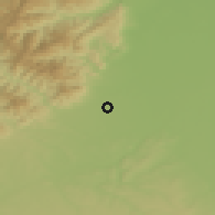 Shaded relief of the 50 km around Wittelsheim, drawn from the GMTED2010 grid