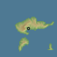 Shaded relief of the 60 km around Atuona, drawn from the GMTED2010 grid