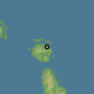 Shaded relief of the 59 km around Faaaha, drawn from the GMTED2010 grid