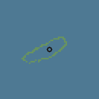 Shaded relief of the 59 km around Manihi, drawn from the GMTED2010 grid