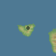 Shaded relief of the 59 km around Paopao, drawn from the GMTED2010 grid