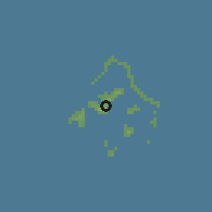 Shaded relief of the 58 km around Rikitea, drawn from the GMTED2010 grid