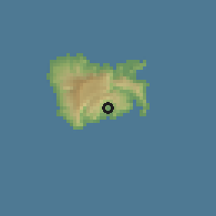 Shaded relief of the 60 km around Taiohae, drawn from the GMTED2010 grid