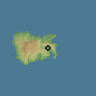 Shaded relief of the 60 km around Taipivai, drawn from the GMTED2010 grid