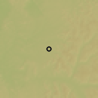 Shaded relief of the 60 km around Mékambo, drawn from the GMTED2010 grid