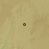 Shaded relief of the 60 km around Mimongo, drawn from the GMTED2010 grid