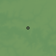 Shaded relief of the 60 km around Changai, drawn from the GMTED2010 grid
