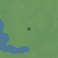 Shaded relief of the 60 km around Chissey, drawn from the GMTED2010 grid