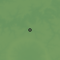 Shaded relief of the 60 km around Dandugu, drawn from the GMTED2010 grid