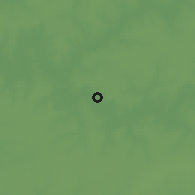 Shaded relief of the 60 km around Diabugu, drawn from the GMTED2010 grid