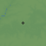 Shaded relief of the 60 km around Dibba Kunda, drawn from the GMTED2010 grid