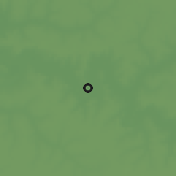 Shaded relief of the 60 km around Dobo, drawn from the GMTED2010 grid