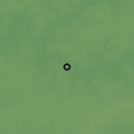 Shaded relief of the 60 km around Fatako, drawn from the GMTED2010 grid
