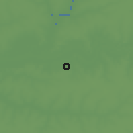 Shaded relief of the 60 km around Jiroff, drawn from the GMTED2010 grid