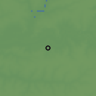 Shaded relief of the 60 km around Jomarr, drawn from the GMTED2010 grid