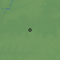 Shaded relief of the 60 km around Karantaba, drawn from the GMTED2010 grid