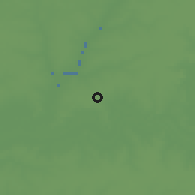 Shaded relief of the 60 km around Kerr Maka, drawn from the GMTED2010 grid