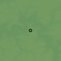 Shaded relief of the 60 km around Madina Fula Kunda, drawn from the GMTED2010 grid