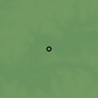Shaded relief of the 59 km around Madina Mbye, drawn from the GMTED2010 grid