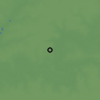 Shaded relief of the 60 km around Madina Sancha, drawn from the GMTED2010 grid