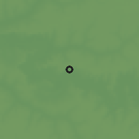 Shaded relief of the 60 km around Manna, drawn from the GMTED2010 grid