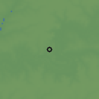 Shaded relief of the 60 km around Njaien, drawn from the GMTED2010 grid
