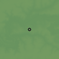 Shaded relief of the 60 km around Pakan, drawn from the GMTED2010 grid